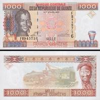 *1000 Frankov Guinea 1998, P37 UNC - Kliknutím na obrázok zatvorte -